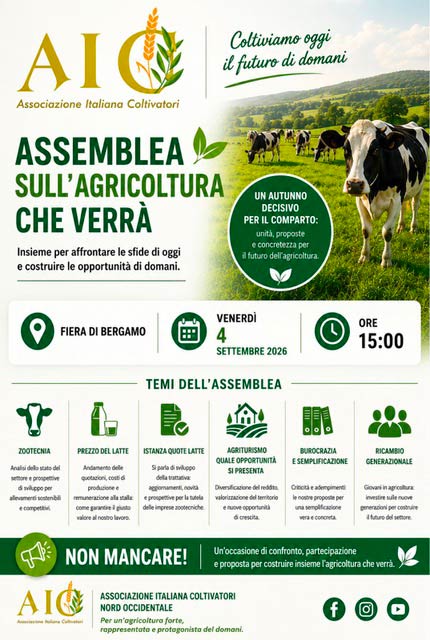 Assemblea sull'Agricoltura che verrà (A cura di AIC) Assemblea sull'Agricoltura che verrà (A cura di AIC)